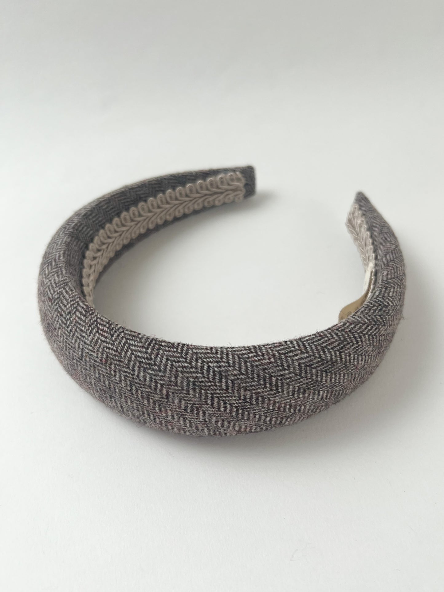 The Padded Headband in Birds Egg Brown