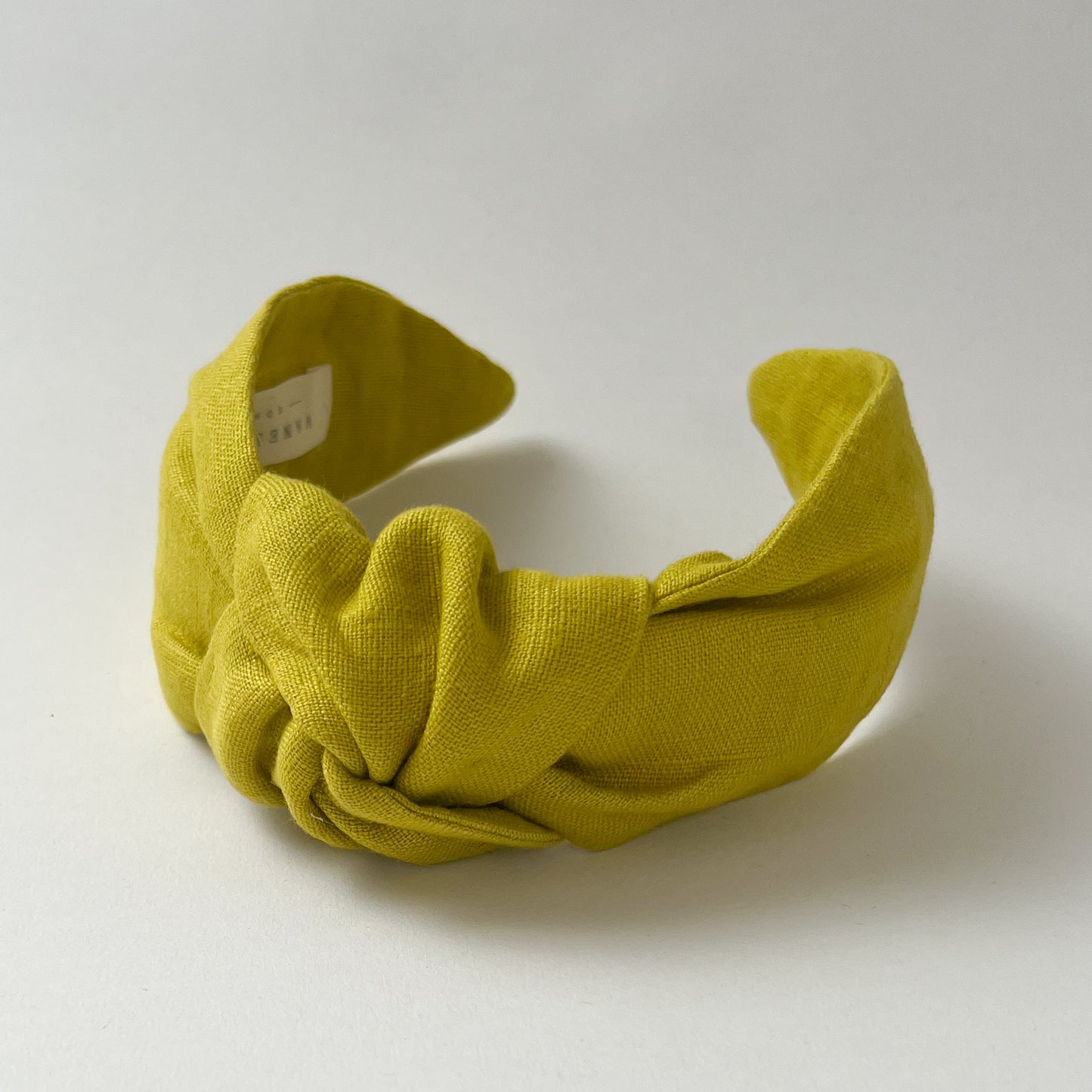 Amelie Headband in Citrus Linen