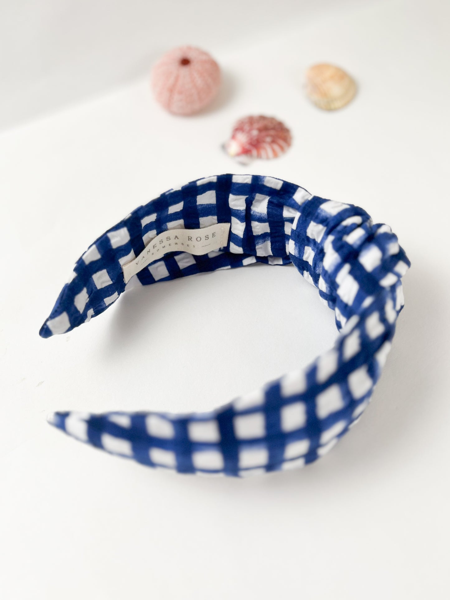 Amelie Headband in Blue Swell