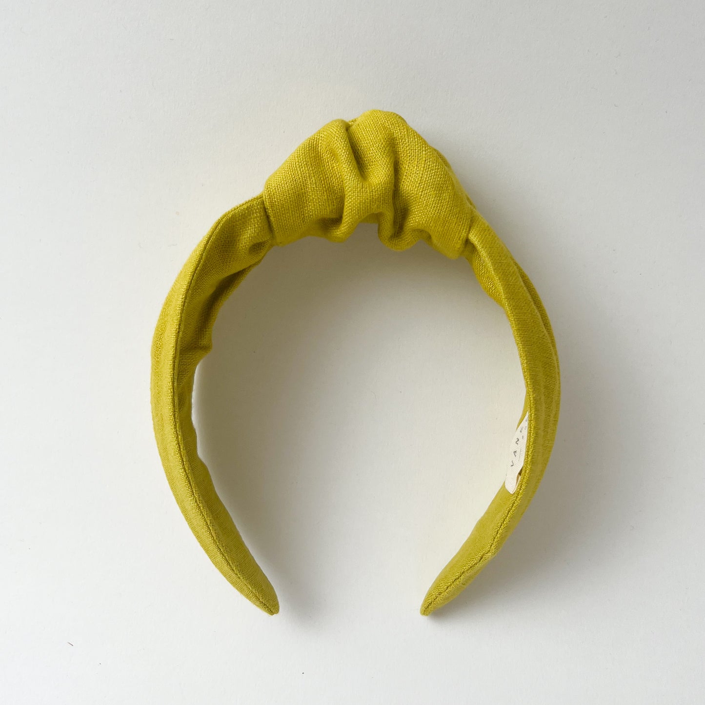 Amelie Headband in Citrus Linen