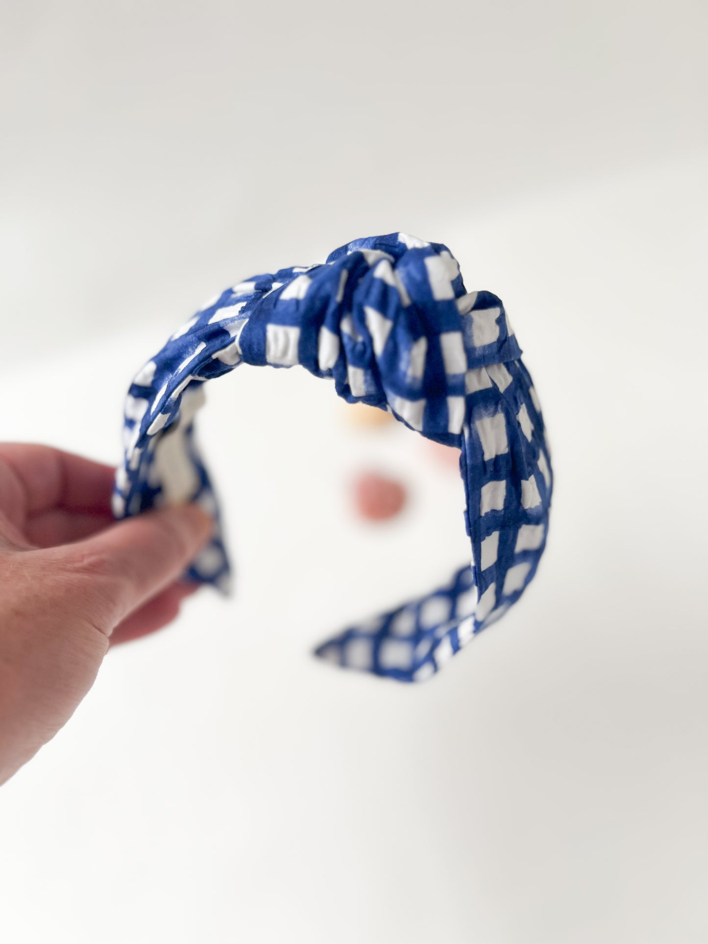 Amelie Headband in Blue Swell
