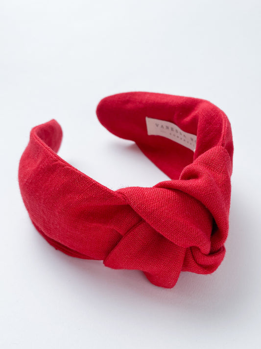 Amelie Hairband - Somerset Red