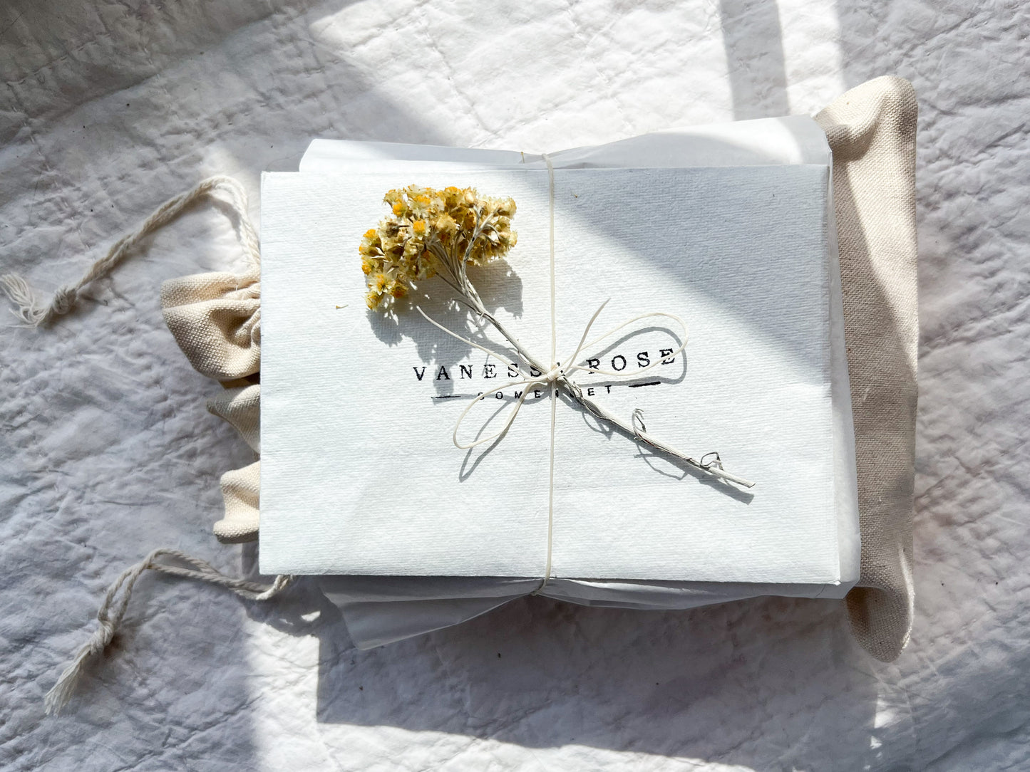 The Side Bow Headband in Citrus Yellow Linen