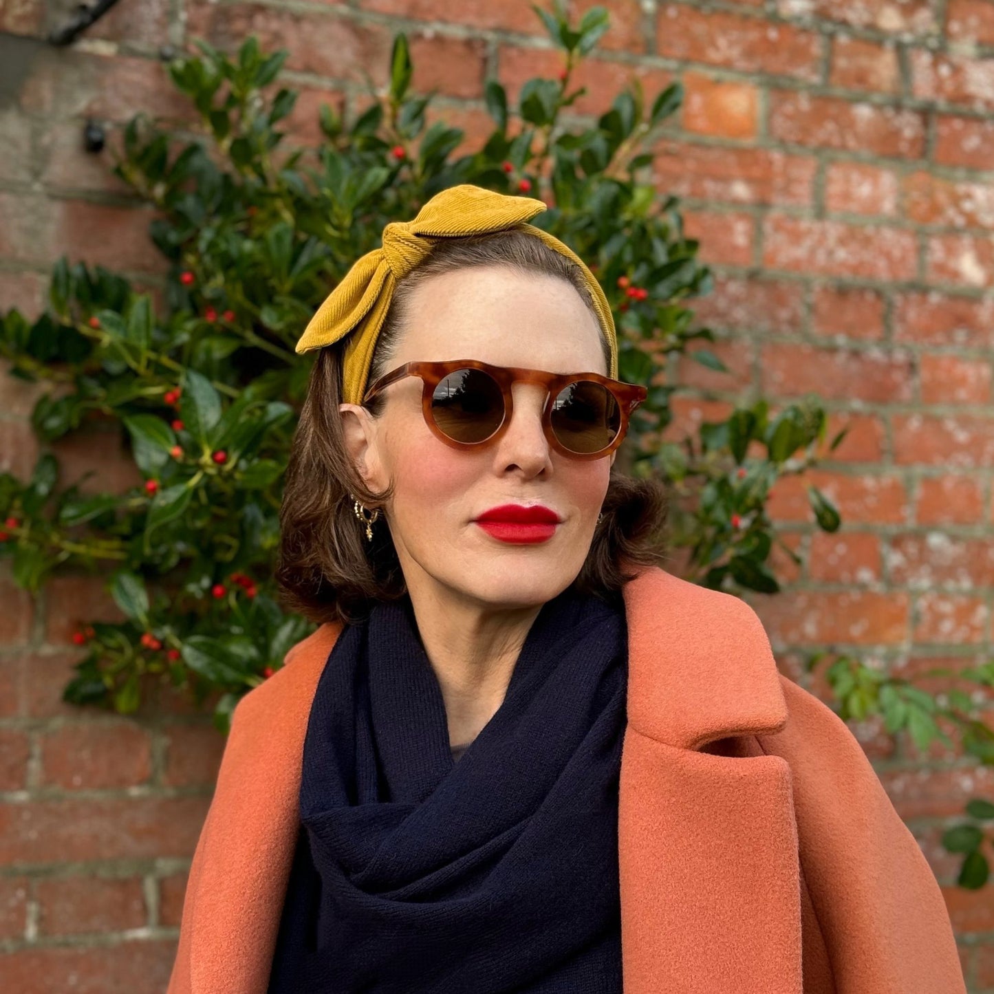 Celeste Headband in Moutarde Cotton Corduory