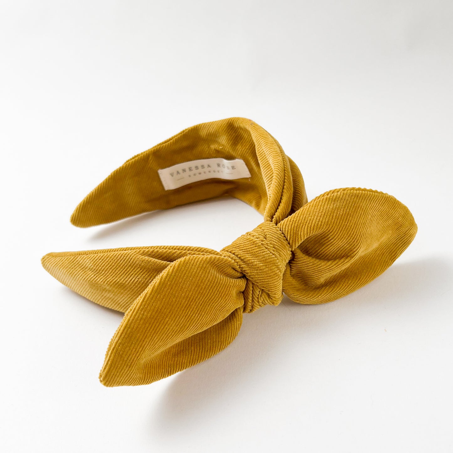 Celeste Hairband in Moutarde Cotton Corduory