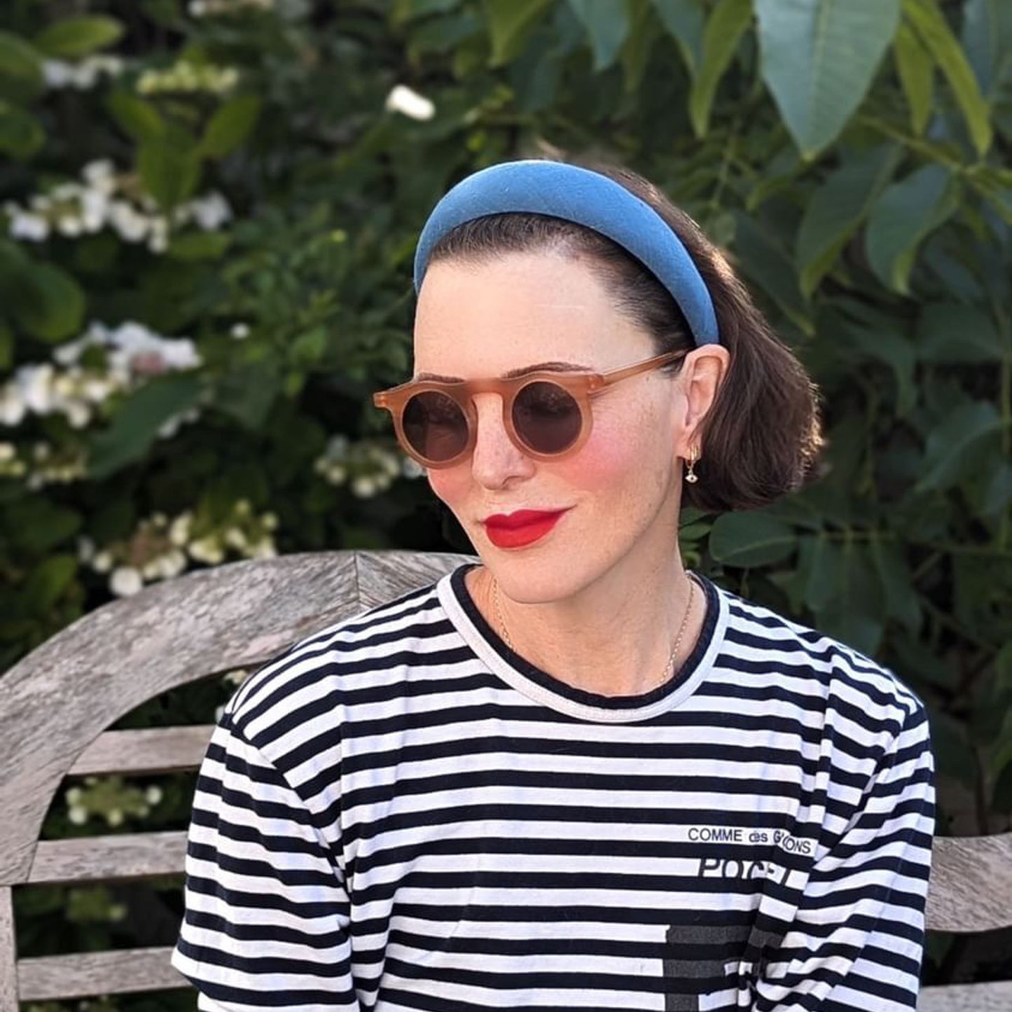 Indigo Blue Hand Dyed Padded Headband