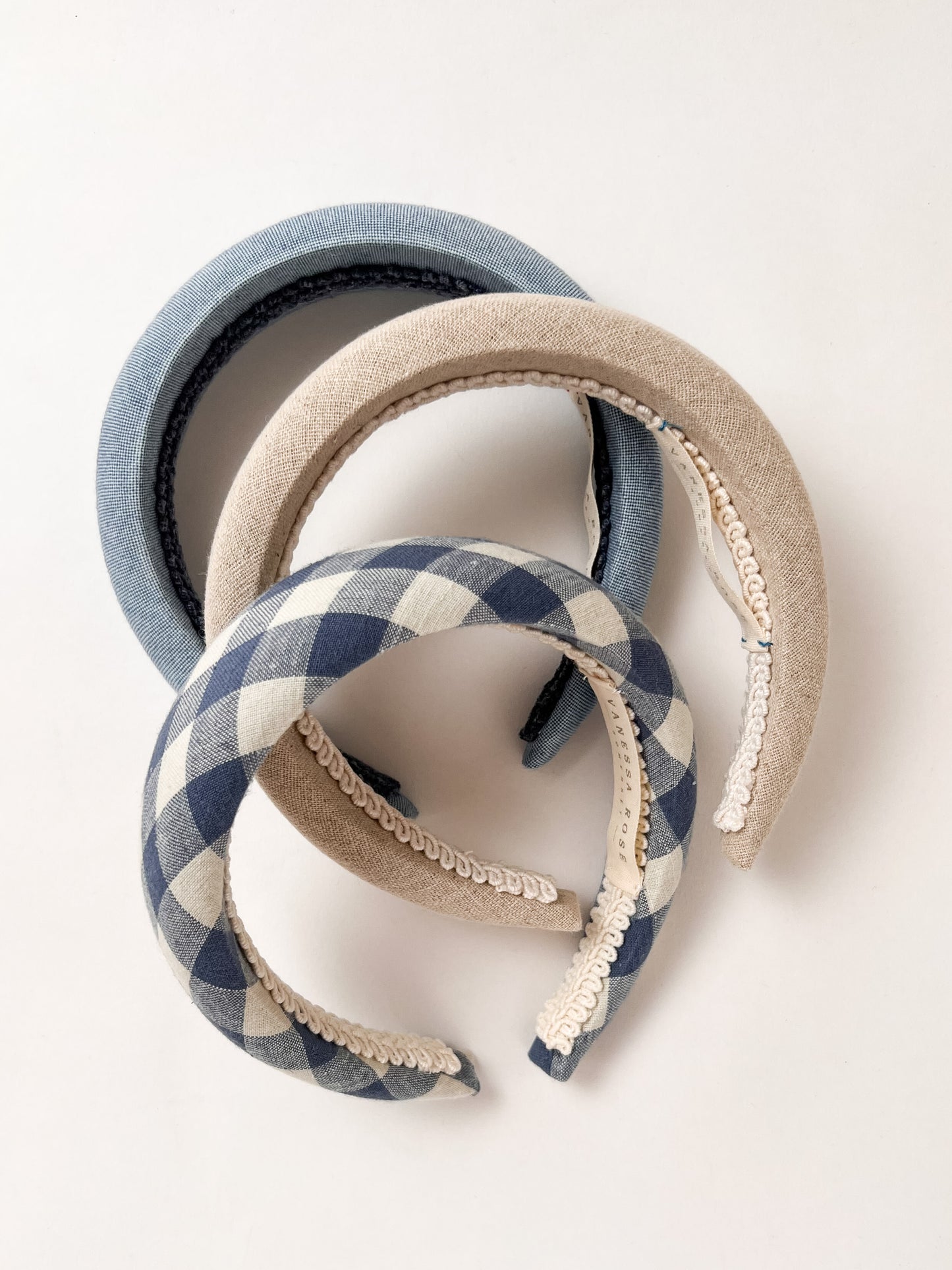 The Denim Blue Padded Headband