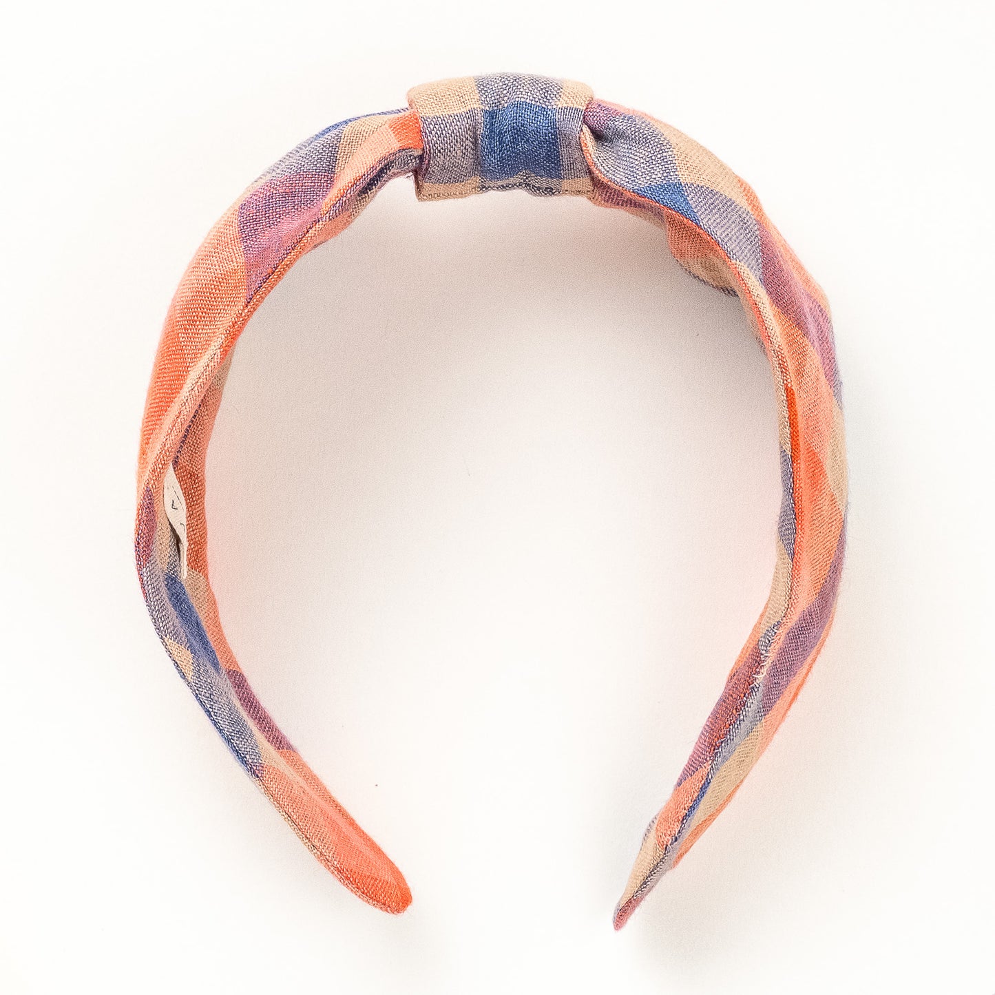 Ines Hairband - Blue and Pillar Box Red