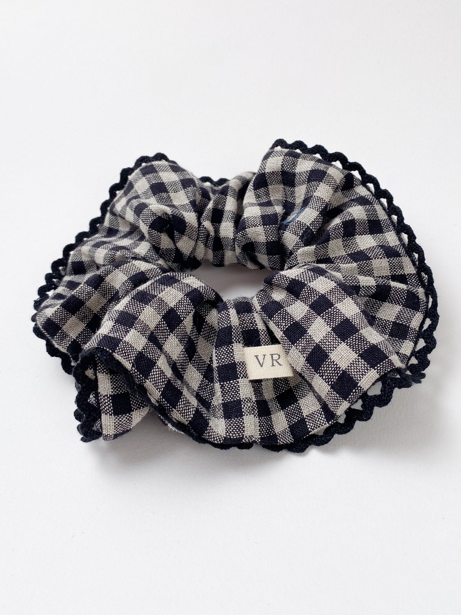 black and white scrunchies