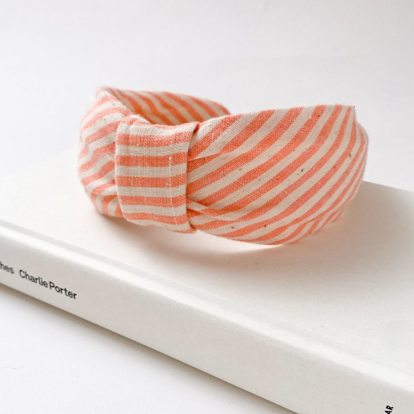 Ines Hairband - Peaches Stripe