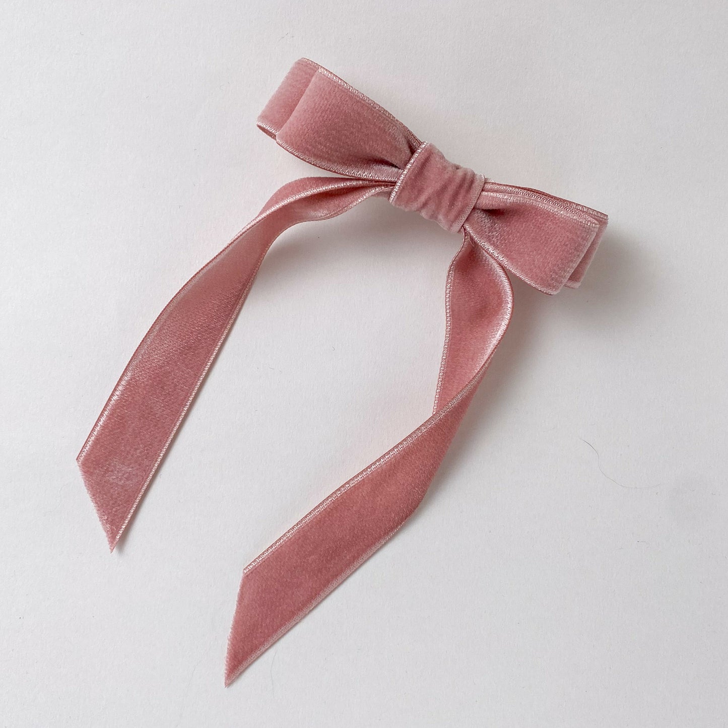 Brigitte Hair Bow Dusky Rose