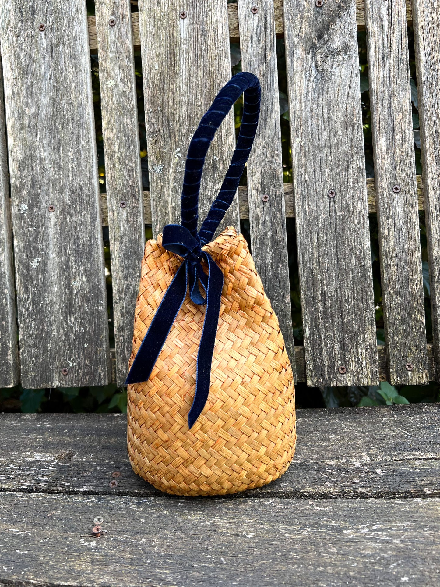 Sea Grass Basket Velvet Ribbon
