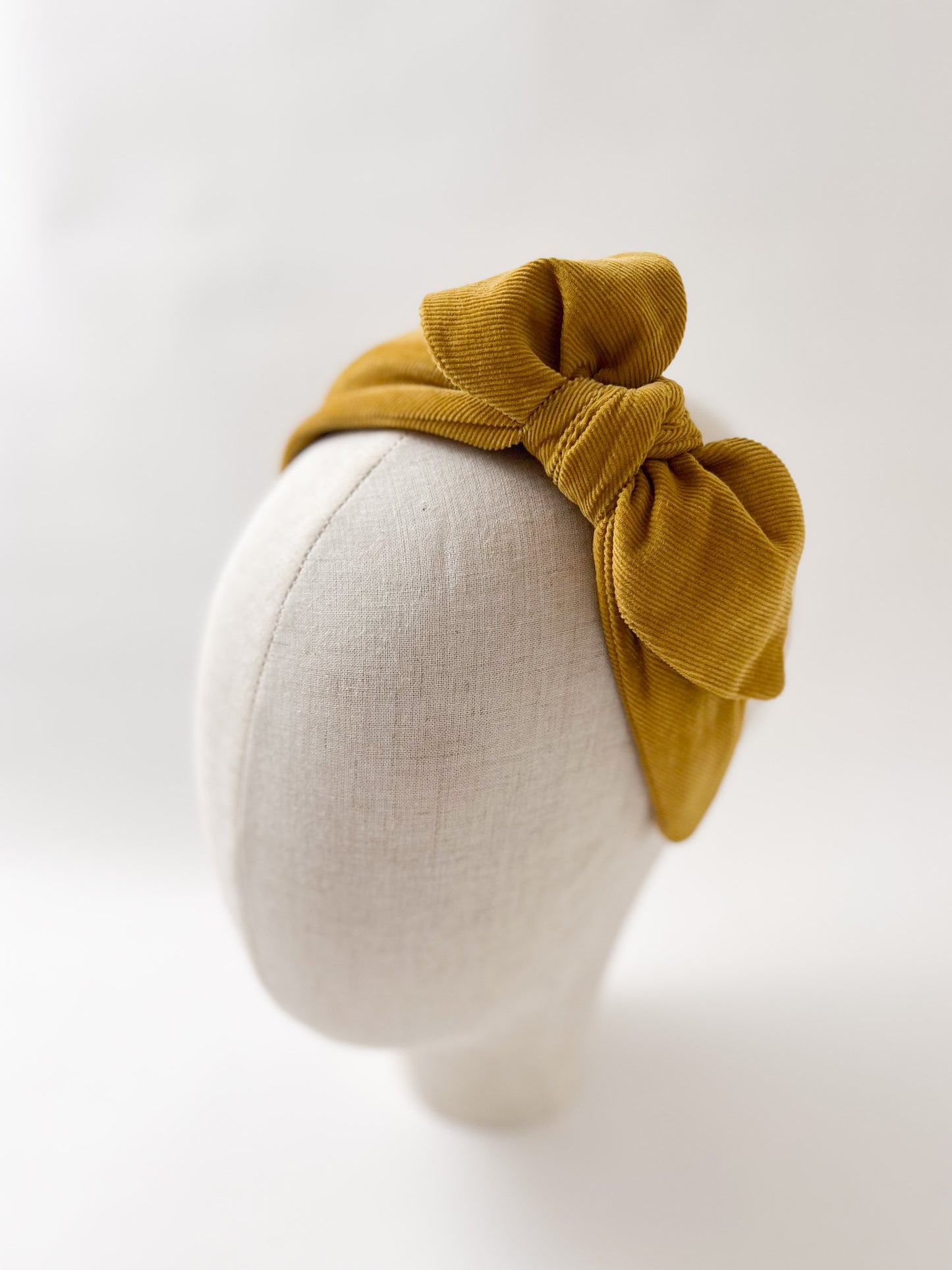 Celeste Headband in Moutarde Cotton Corduory